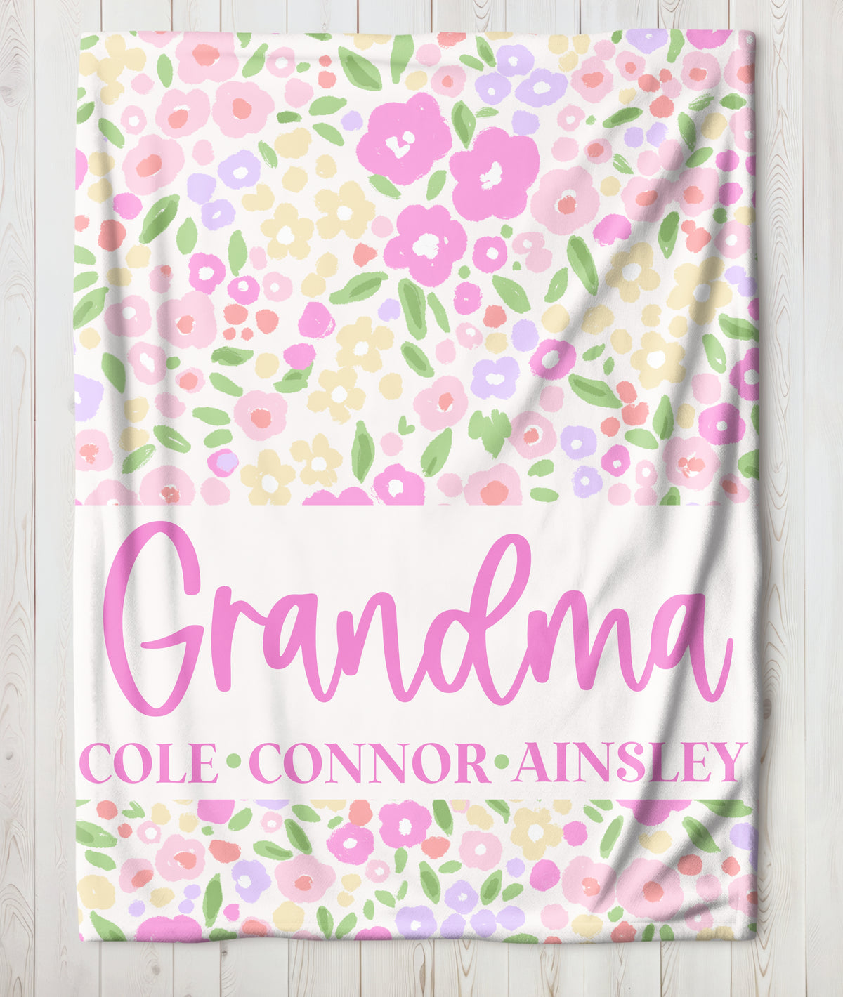 Personalized Mama/Grandma/Mimi Blanket 50x60