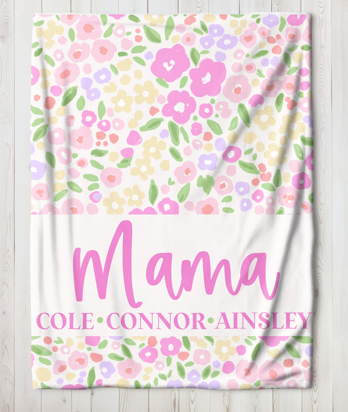 Personalized Mama/Grandma/Mimi Blanket 50x60