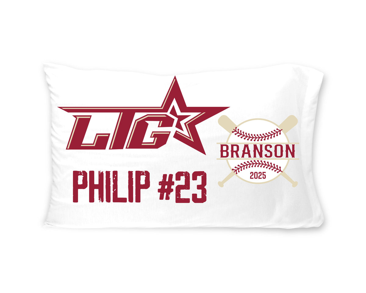 Custom Personalized Name & Number Pillowcase 20.5" x 30"