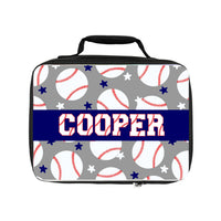 Personalized Baseball Lunch Box