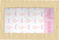 Personalized Sandcastle Coquette Beach Towel
