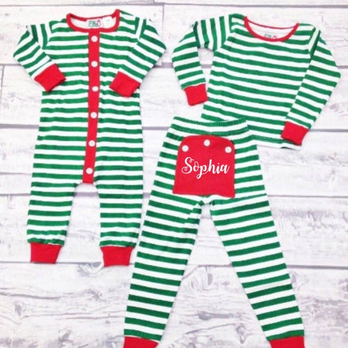 Personalized Toddler Holly Jolly Pajamas