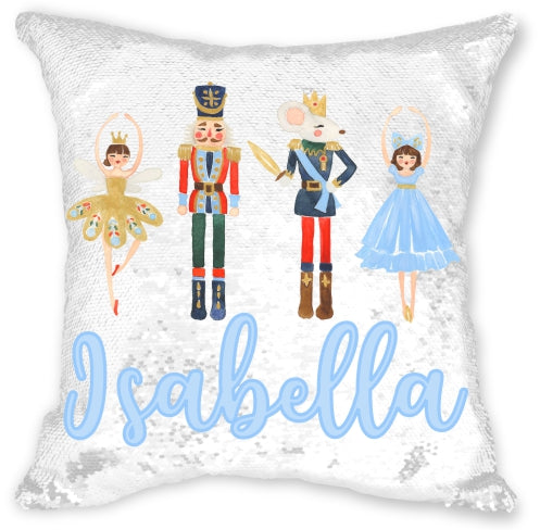 Personalized Nutcracker Sequin Pillowcase