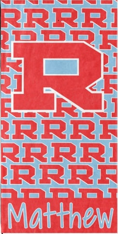 Personalized Rummel Beach Towel